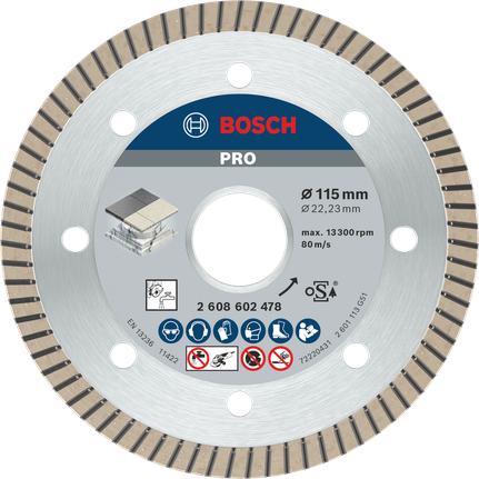 Bosch Professional Ceramic teemantketas, 115 × 22,23 mm – Bosch Professional