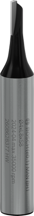 Bosch Professional freesi sirge lõike tera, üks soon, Ø 4 x L 8, varre läbimõõt 8 mm – Bosch Professional