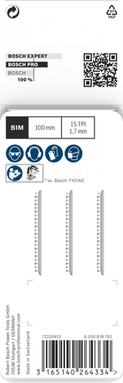 Bosch Professional Hardwood clean T101AIF tikksaeleht, 100 mm, 3 tk – Bosch Professional