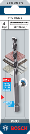 Bosch Professional HEX-5 puur, 4x50x100 mm – Bosch Professional