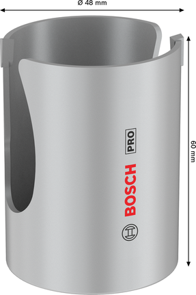 Bosch Professional keermestatud augusaag ehitusmaterjalidele, 48 × 60 × 65 mm – Bosch Professional