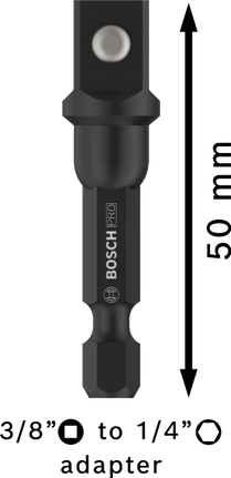 Bosch Professional kuulühendusega pesaadapter, 3/8 tolli, 50 mm – Bosch Professional