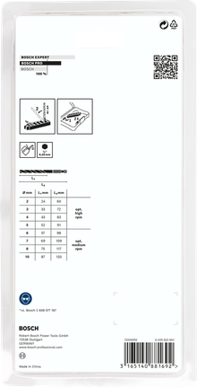 Keerdpuuride komplekt metallile HSS-G Impact, 8 tk Bosch Professional – Bosch Professional