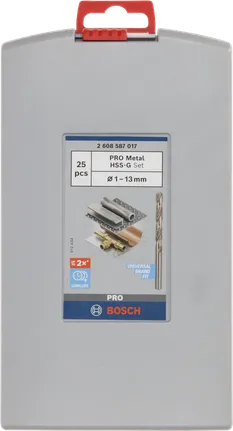 Keerdpuuride komplekt metallile HSS-G, 25 tk Bosch Professional – Bosch Professional