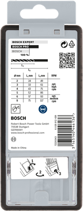Keerdpuuride komplekt metallile HSS-G, 6 tk Bosch Professional – Bosch Professional