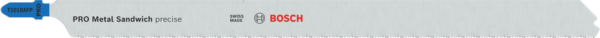 Tikksaeleht Metal Sandwich T1018AFP, 250 mm, 3 tk Bosch Professional – Bosch Professional