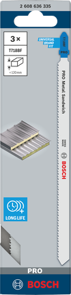 Tikksaeleht Metal Sandwich T718BF, 180 mm, 3 tk Bosch Professional – Bosch Professional