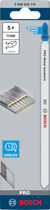 Tikksaeleht Metal Sandwich T718BF, 180 mm, 5 tk Bosch Professional – Bosch Professional