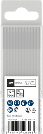 Tikksaeleht Metal thick and thin T123XF, 100 mm, 25 tk Bosch Professional – Bosch Professional