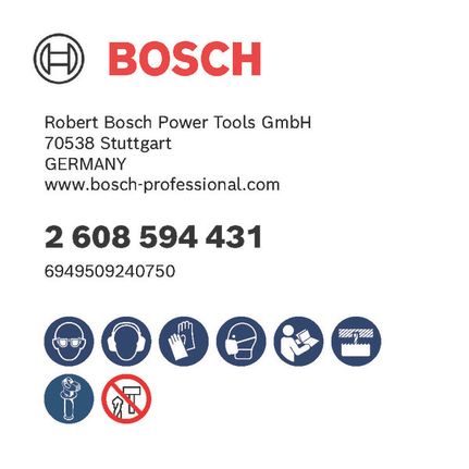 Bosch Professional Multi Material PC Plus augusae komplekt, 8 tk – Bosch Professional