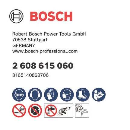 Bosch Professional Multi Material teemant lõikeketas, 125 × 22,23 mm, 10 tk – Bosch Professional