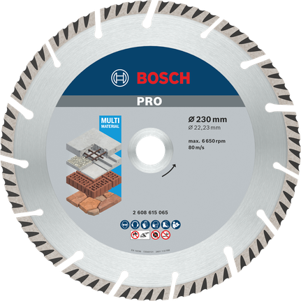 Bosch Professional Multi Material teemant lõikeketas, 230 × 22,23 mm, 10 tk – Bosch Professional