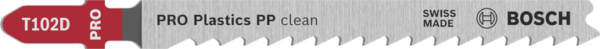 Bosch Professional Plastics PP clean T102D tikksaeleht, 100 mm, 5 tk – Bosch Professional