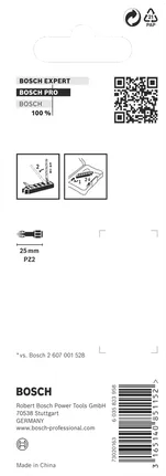 Bosch Professional Pozidriv kruviotsak, PZ2, 25 mm, 8 tk – Bosch Professional