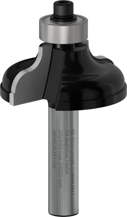 Bosch Professional profileerimise freesitera klassikaline Rooma profiililõikur, R 4,8, varre läbimõõt 8 mm – Bosch Professional