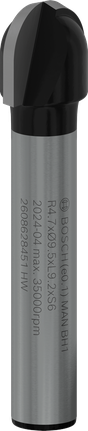 Bosch Professional profileerimise freesitera süvistuspuur, R 4,7, varre läbimõõt 6 mm – Bosch Professional