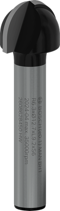 Bosch Professional profileerimise freesitera süvistuspuur, R 6,3, varre läbimõõt 6 mm – Bosch Professional