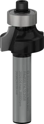 Bosch Professional profileerimise freesitera ümardamiseks, R 4, varre läbimõõt 8 mm – Bosch Professional