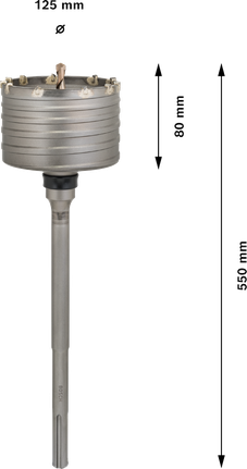 Bosch Professional SDS max-5 Core Cutter, üheosaline, 125 × 80 × 300 mm – Bosch Professional