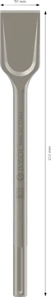 Bosch Professional SDS max-5C labidakujuline peitel, 50 x 350 mm, 5 tk – Bosch Professional