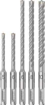 Bosch Professional SDS plus-5X löökpuuride komplekt, 5/6/6/8/10 mm, 5 tk – Bosch Professional