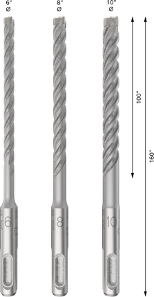 Bosch Professional SDS plus-5X löökpuuride komplekt, 6/8/10 mm, 3 tk – Bosch Professional