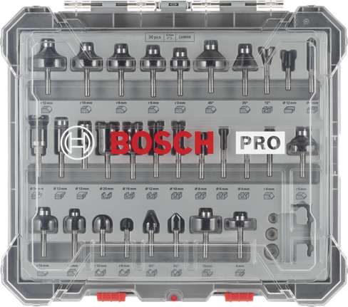Bosch Professional segafreesitera komplekt, varre läbimõõt 6 mm, 30 tk – Bosch Professional