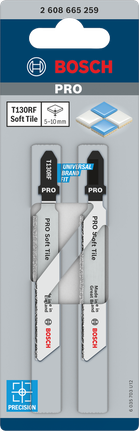 Bosch Professional Soft Tile T130RF tikksaeleht, 83 mm, 2 tk – Bosch Professional
