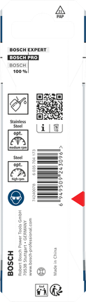 Bosch Professional Stainless Steel HSS-Co keerdpuur, 4,5x47x80 mm – Bosch Professional