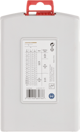 Bosch Professional Stainless Steel HSS-Co keerdpuuride komplekt, 19 tk – Bosch Professional
