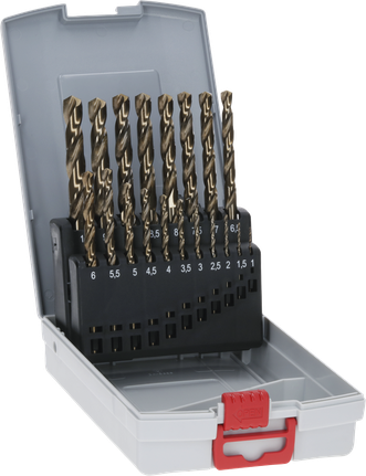 Bosch Professional Stainless Steel HSS-Co keerdpuuride komplekt, 19 tk – Bosch Professional