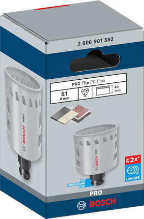 Bosch Professional Tile PC Plus augusaag, 51 mm, HS – Bosch Professional