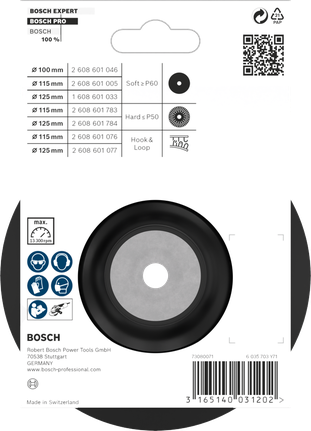 Bosch Professional tugitald Soft, 115 mm, M14 – Bosch Professional