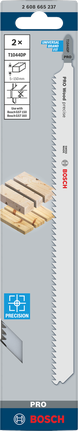 Tikksaeleht Wood precise T1044DP, 250 mm, 2 tk Bosch Professional – Bosch Professional