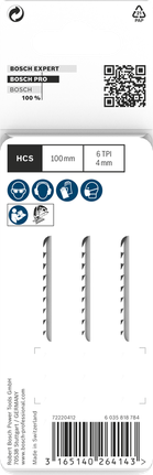 Tikksaeleht Wood precise T144DP, 100 mm, 3 tk Bosch Professional – Bosch Professional