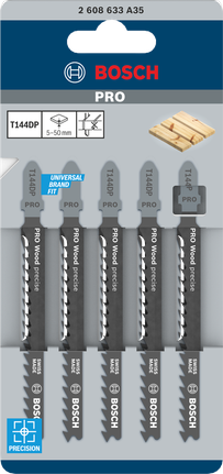 Tikksaeleht Wood precise T144DP, 100 mm, 5 tk Bosch Professional – Bosch Professional