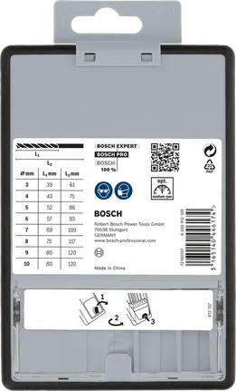 Bosch Professional Wood puiduspiraalpuuride komplekt, 8 tk – Bosch Professional