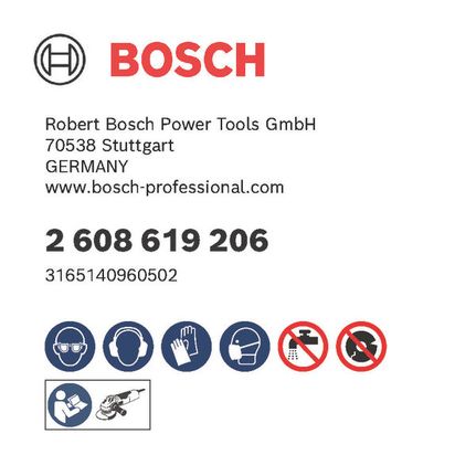 Bosch Professional X571 lamell-lihvketas, sirge, 115 mm, G60, X-Lock – Bosch Professional