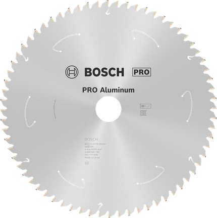 Puidusae ketas PRO Aluminium cordless, 254 × 2,4 × 30 mm Bosch Professional – Bosch Professional