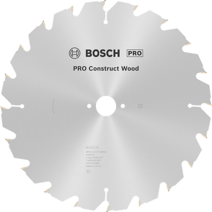 Puidusae ketas PRO Construct Wood, 315 × 3,2 × 30 mm Bosch Professional – Bosch Professional