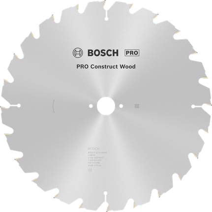 Puidusae ketas PRO Construct Wood, 350 × 3,5 × 30 mm Bosch Professional – Bosch Professional