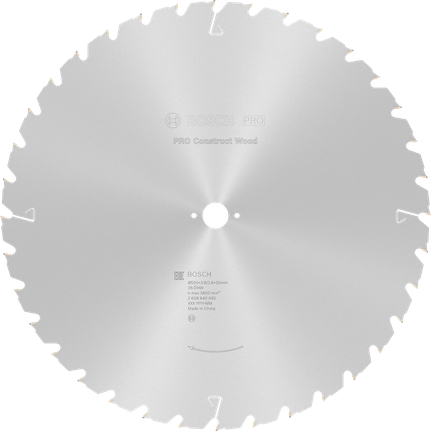 Puidusae ketas PRO Construct Wood, 500 × 3,8 × 30 mm Bosch Professional – Bosch Professional