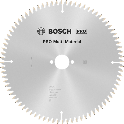 Puidusae ketas PRO Multi Material, 250 × 3,2 × 30 mm Bosch Professional – Bosch Professional