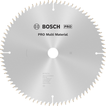 Puidusae ketas PRO Multi Material, 305 × 3,2 × 30 mm, T80 Bosch Professional – Bosch Professional