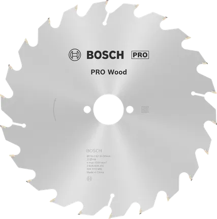 Puidusae ketas PRO Wood Circular, 216 × 2,6 × 30 mm, T22 Bosch Professional – Bosch Professional