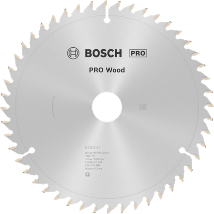 Puidusae ketas PRO Wood Circular, 216 × 2,8 × 30 mm, T48 Bosch Professional – Bosch Professional