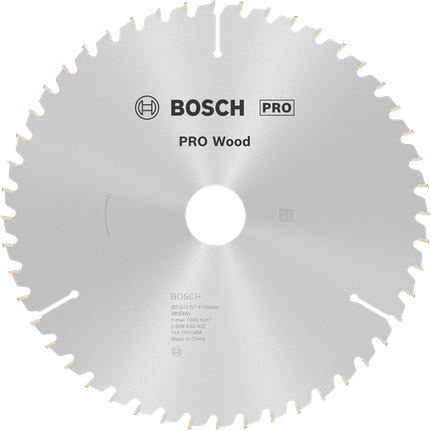 Puidusae ketas PRO Wood Circular, 216 × 2 × 30 mm, T48 Bosch Professional – Bosch Professional