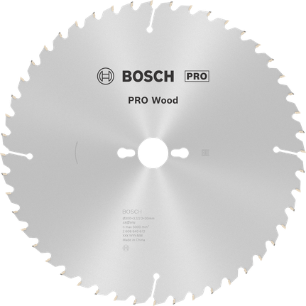 Puidusae ketas PRO Wood Circular, 300 × 3,2 × 30 mm, T48 Bosch Professional – Bosch Professional