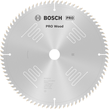 Puidusae ketas PRO Wood Circular, 305 × 3,2 × 30 mm, T80 Bosch Professional – Bosch Professional