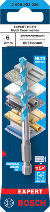 Puur EXPERT HEX-9 Multi Construction 6 × 60 × 100 mm Bosch EXPERT – Bosch EXPERT